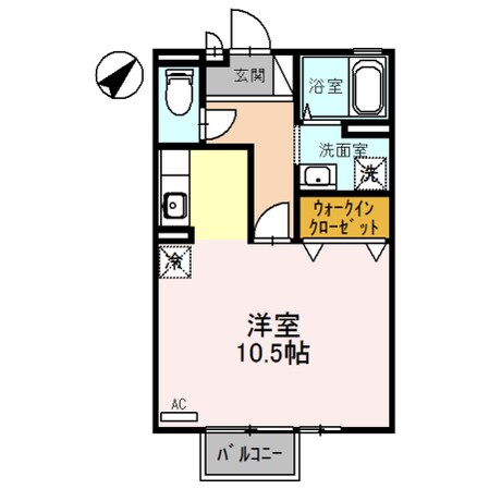 南摂津駅 徒歩18分 2階の物件間取画像